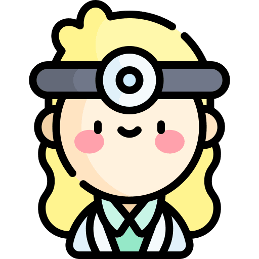 Doctor avatar woman health icon Doctor avatar woman health icon