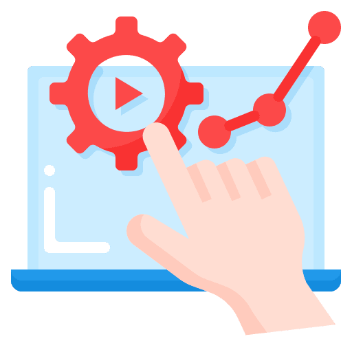 Click through rate marketing business website icon