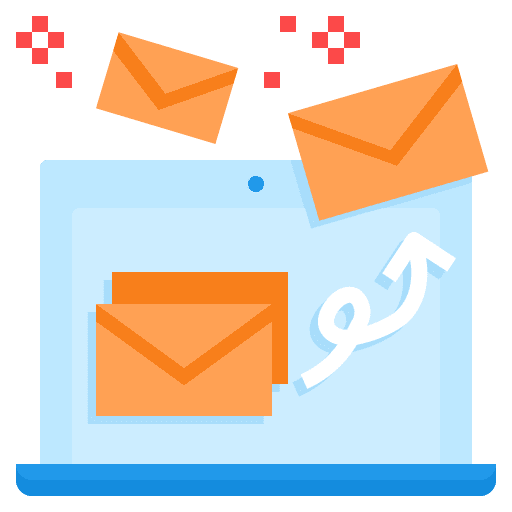 Email marketing communication marketing business icon
