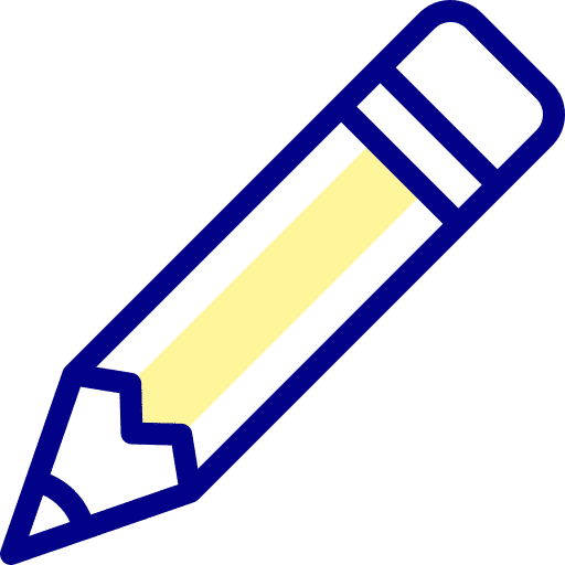 Pencil draw art and design edit icon