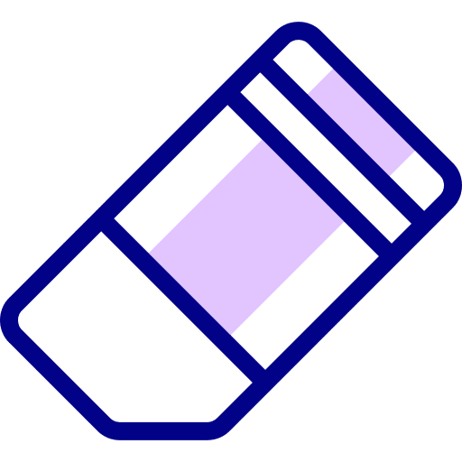 Eraser edit tools art and design stationery icon Eraser edit tools art and design stationery icon