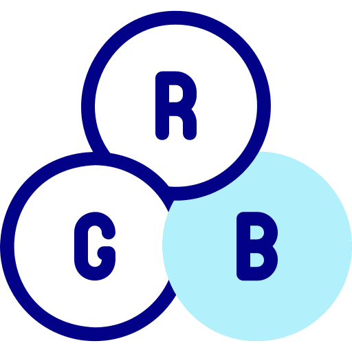 Rgb intersection color scheme scheme icon Rgb intersection color scheme scheme icon