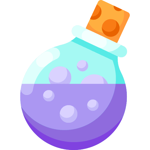 Potion flask witch antidote icon