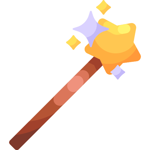 Staff magic fairytale magical icon Staff magic fairytale magical icon