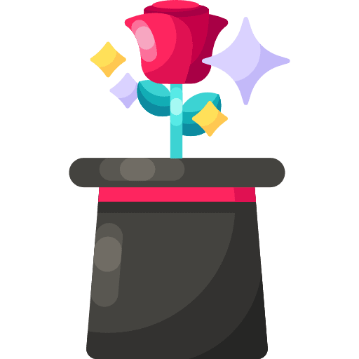 Magic hat trick entertainment magic show icon Magic hat trick entertainment magic show icon