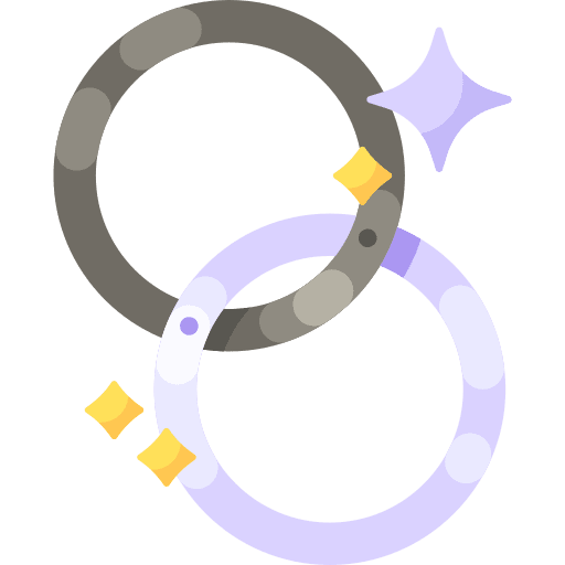 Ring magician entertainment trick icon Ring magician entertainment trick icon