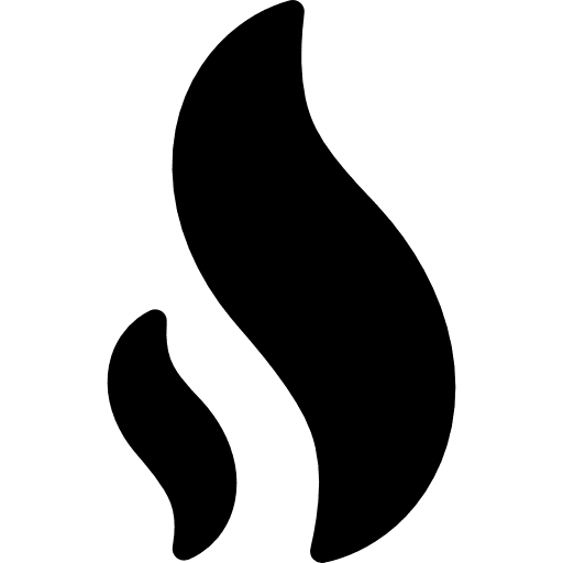 Burn fire interface flame icon