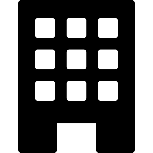 Building silhouette architecture silhouette filled icon