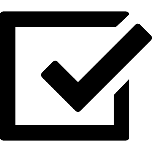 Checked box checkmark checkbox correct icon