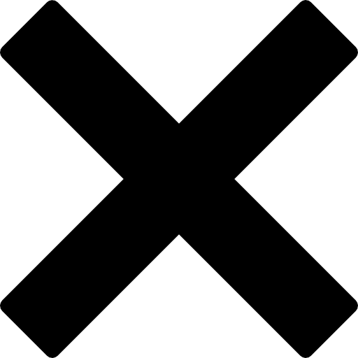 Cross remove sign equis remove cross sign icon