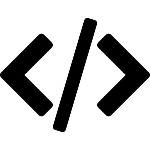 Programming code signs interface programmation webpage icon