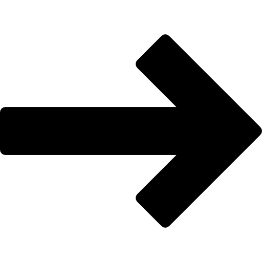 Right arrow direction directional vignette icon