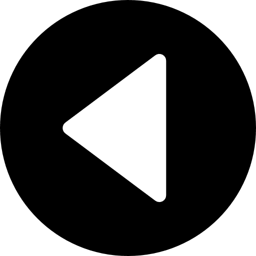 Back left arrow circular button triangle circle arrows icon