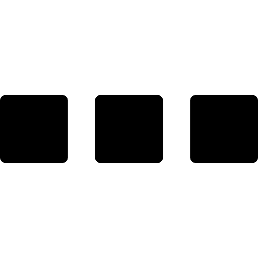 Button of three squares squares etc button icon