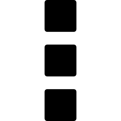 Button of three vertical squares button three admin ui icon