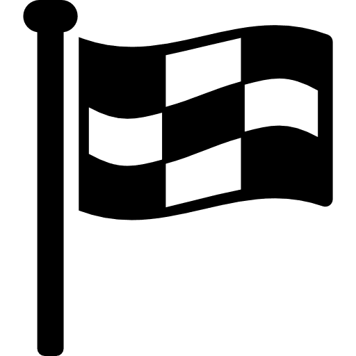 Flag checkered sportive tool tool race checkered icon