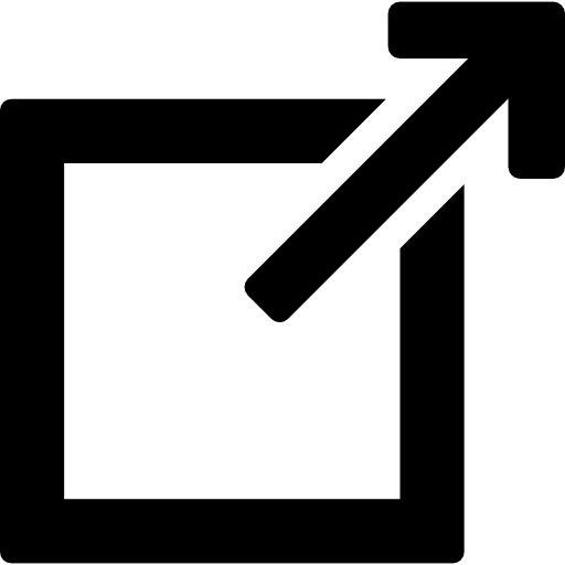 Logout square outlined interface button arrow logout button icon