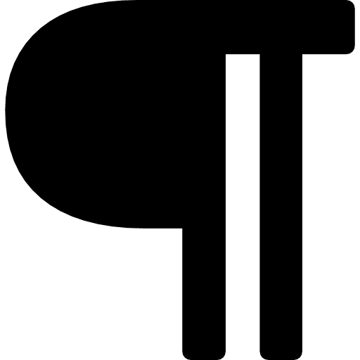 Paragraph text interface sign text sign interface icon