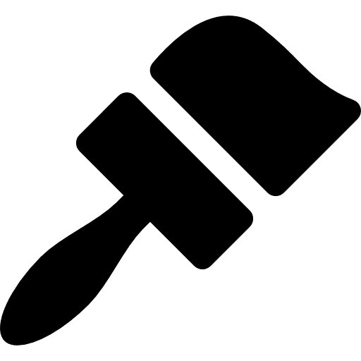 Paintbrush tool art painting tool icon