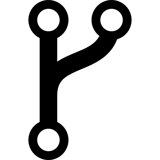 Digital interface sign of motherboard lines commit motherboard icon