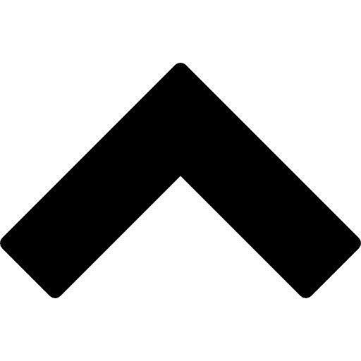 Up arrow filled angle ascending up arrow angle icon