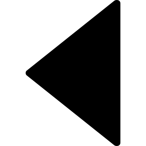 Back filled arrow fill back triangular icon