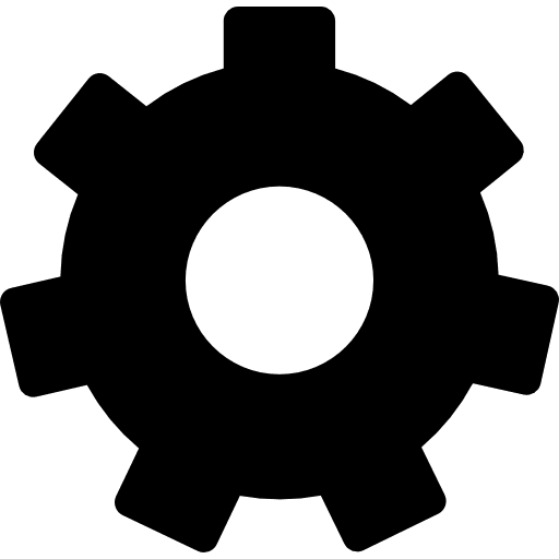 Gear configuration interface gear configuration settings icon