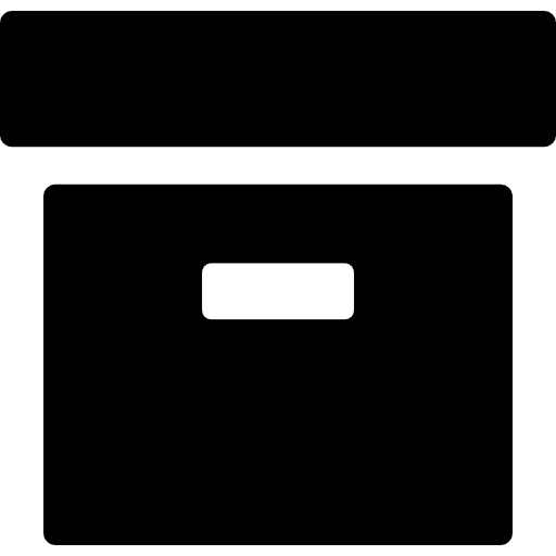 Archive filled box archive box filled icon