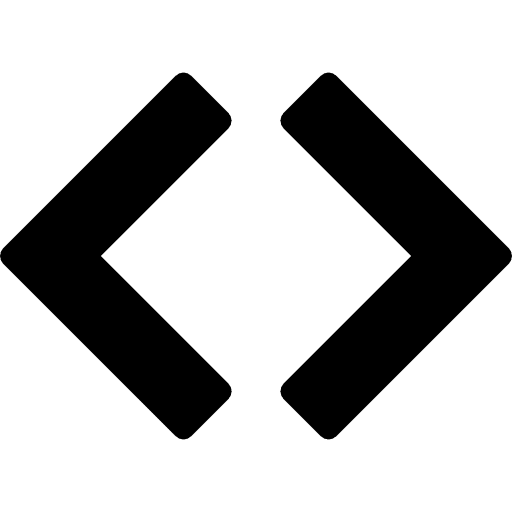 Code sign code programmation web icon