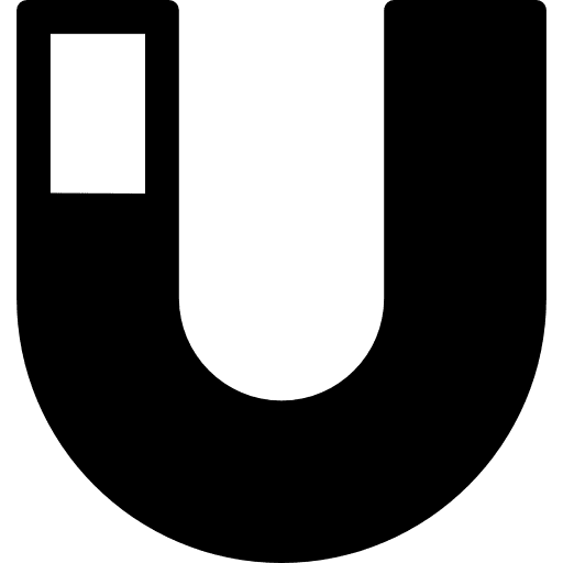 Text letter interface sign magnet letter icon