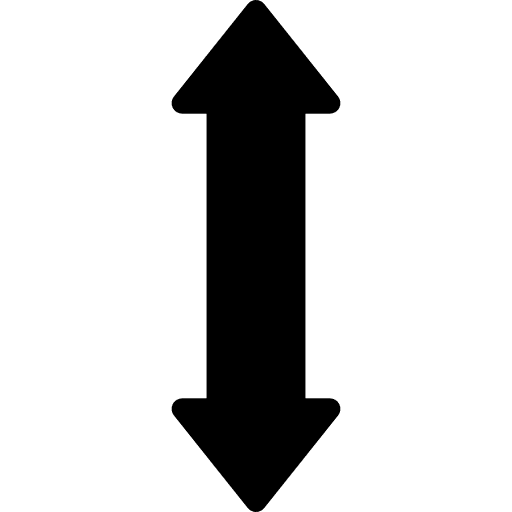 Arrow double up and down sign up and down up and down arrow interface icon