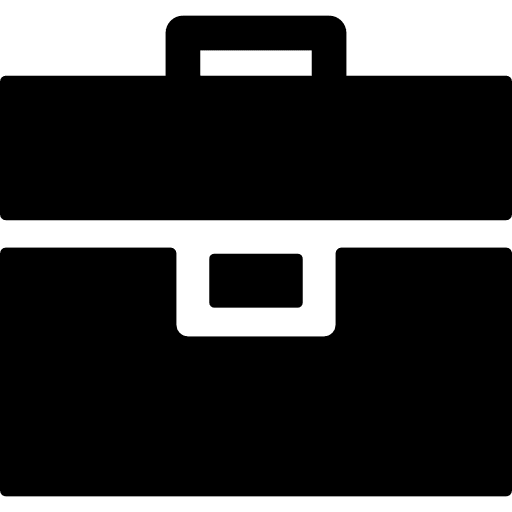 Portfolio filled tool portfolio bag filled icon