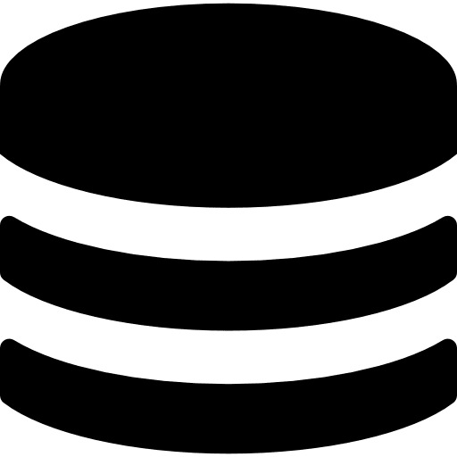 Database interface info business icon