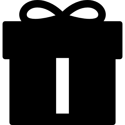 Giftbox filled present box icon