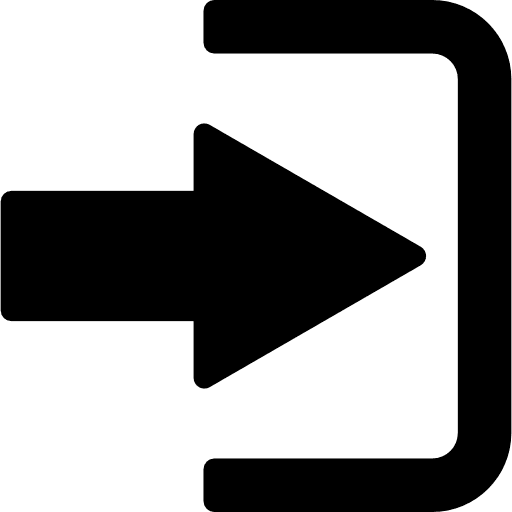 Login enter web interface icon