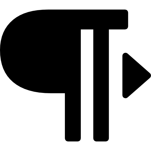 Paragraph sign interface text paragraph icon