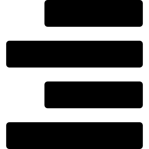 Text right alignment button interface align alignment icon