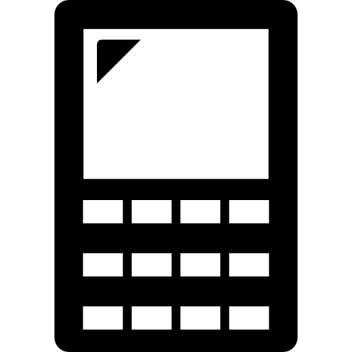 Calculator tools and utensils phone mobile icon