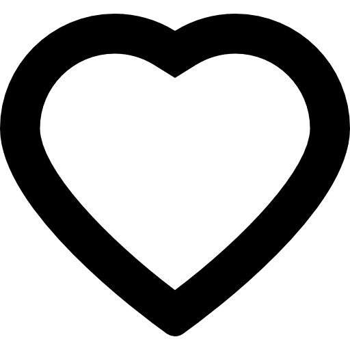 Like heart social shape outline interface social heart icon