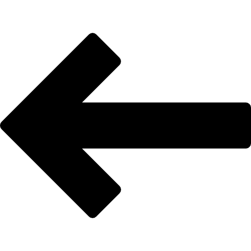 Back left arrow arrows back go back icon
