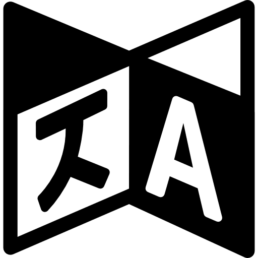 Characters interface sign interface letter language icon