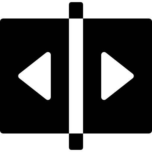 Left and right arrows buttons sides left and right buttons icon