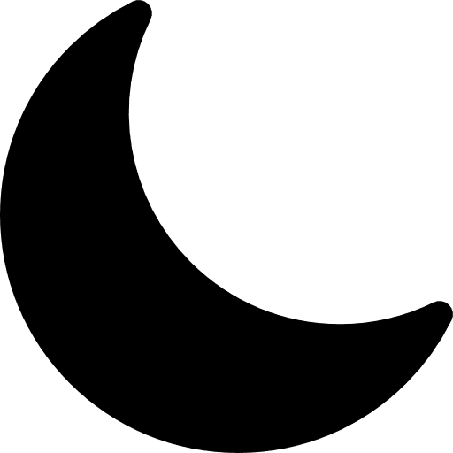 Night moon phase sky space phase icon