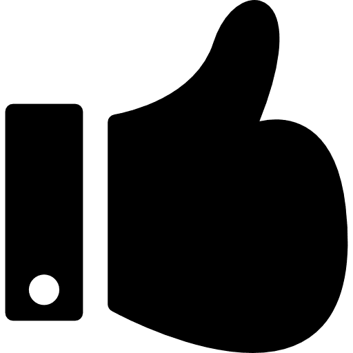 Like filled hand gestures like gesture icon