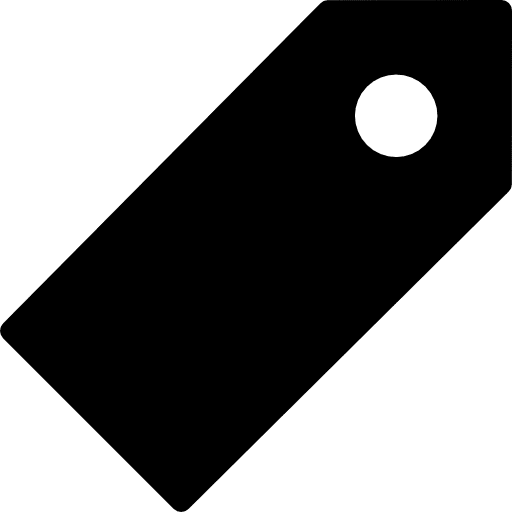 Tag filled tool marketing social label icon