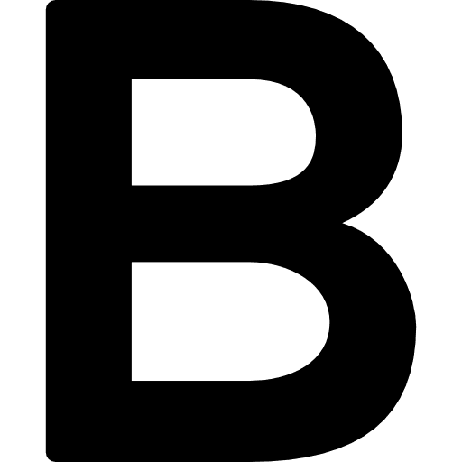 Bold text interface option icon