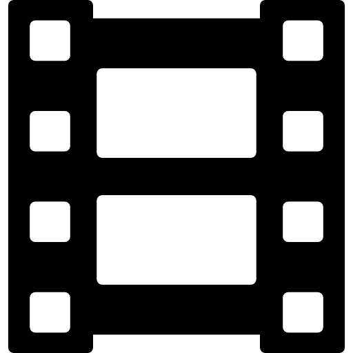 Film strip tool photograms interface icon