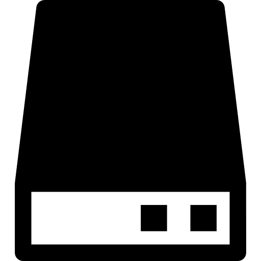 Hard disk harddrive computer interface icon
