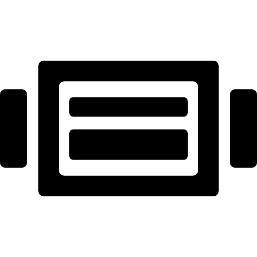 Rectangular interface button interface rectangles rectangular icon