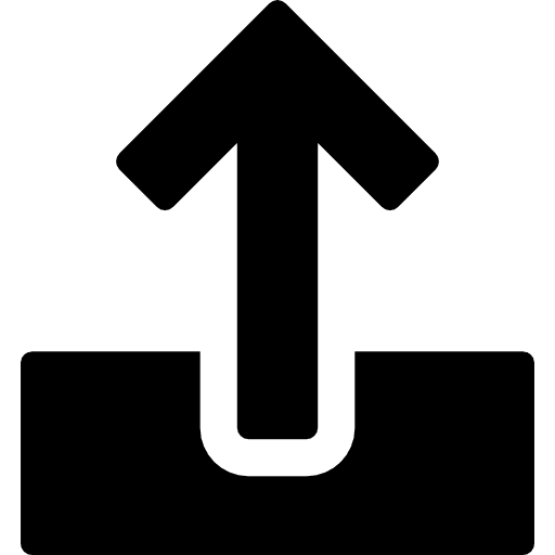 Upload uploading upload arrow icon